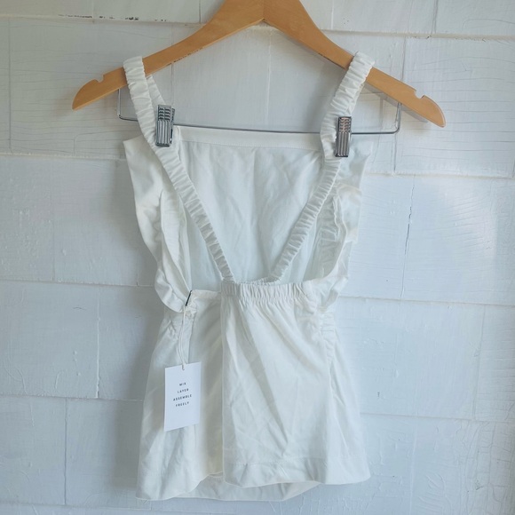 Free Assembly Shirred Flounce Tank - Picture 3 of 7